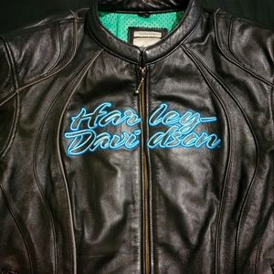 Harley Davidson leather riding jacket